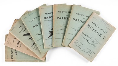 Lot 58 - Pilot's Notes, 8 volumes,1943-54