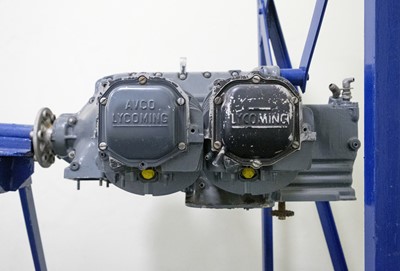 Lot 248 - Aircraft engine. An American Lycoming Avco four-cylinder aircraft engine
