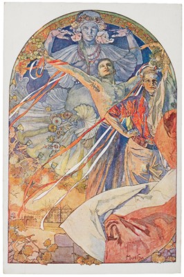 Lot 172 - Art Nouveau Postcards. A good group of 109 vintage postcards, c. 1910-20