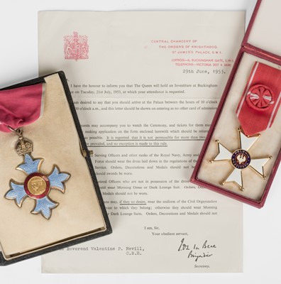 Lot 632 - Orders. A fine pair attributed to Reverend Father V.P. Nevill, C.B.E.