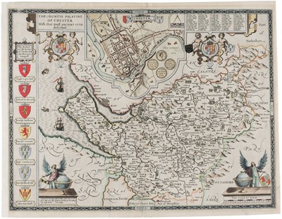 Lot 159 - Cheshire. Speed (John), The Countye Palatine of Chester..., 1st edition [1611]