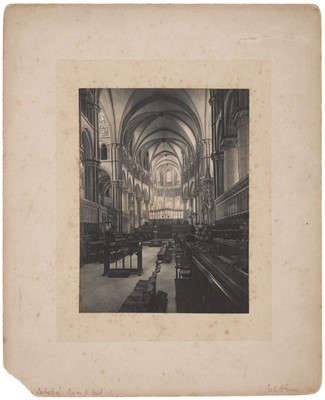 Lot 111 - Evans (Frederick H.). [Canterbury] Cathedral: Choir to East (1), 1890