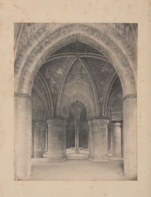 Lot 112 - Evans (Frederick H.). [Cant]erbury Cathedral: Crypt, East End to West, [1890]