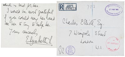 Lot 281 - Elizabeth II (1926-2022). Autograph Letter Signed, Windsor Castle, 21 May 1983
