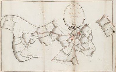 Lot 101 - Manuscript Estate Survey. Survey of several Estates in the Parishes of Fitz and Baschurch, 1796