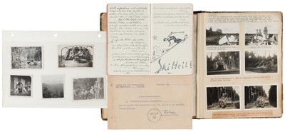 Lot 103 - WWII. A collection of photographs and ephemera relating to German and Allied soldiers, 1939-1953