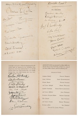 Lot 759 - Sherriff (Robert Cedric, 1896-1975). A collection of plays, novels and other works, c. 1929-62