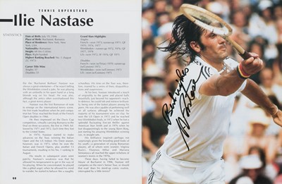 Lot 340 - Tennis Autographs. Tennis Superstars, 1998, multi-signed by 21 tennis players