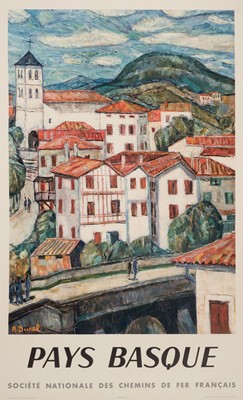 Lot 244 - Pays Basque - Société Nationale des Chemins de Fer Français, pub. Paris, colour lithographic poster
