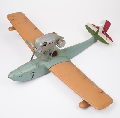 Lot 216 - Schneider Trophy. A scratch-built model of the Italian Macchi M-33