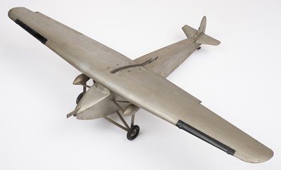 Lot 210 - Fokker F VII. A scratch-built wooden model of a German Fokker F VIII monoplane