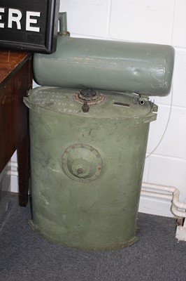Lot 208 - Aircraft fuel tank. A WWII period 10-gallon aircraft fuel tank