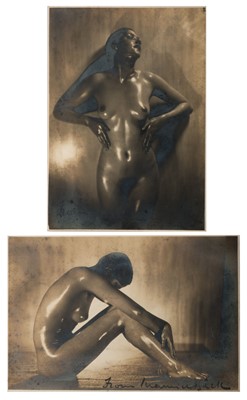 Lot 56 - Beck (Maurice, 1886-1960). Seated Nude, & Standing Nude, circa 1933