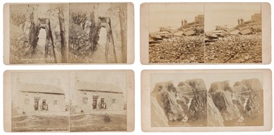 Lot 156 - Shetland Islands. A group of 12 stereoviews by R. H. Ramsay, c. 1900, albumen prints