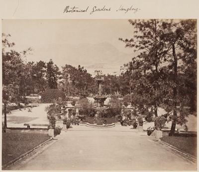 Lot 21 - Hong Kong. A group of 7 views of Hong Kong, c.1880s/1890s, albumen prints