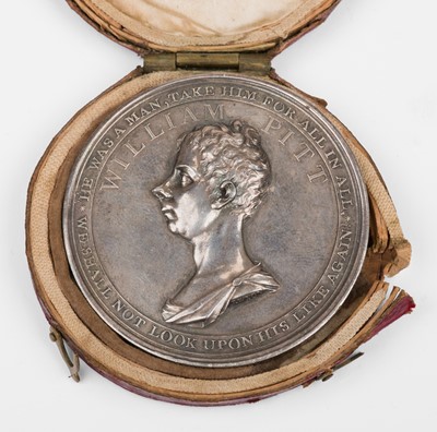 Lot 637 - Pitt (William, 1759-1806). Silver commemorative medal