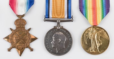 Lot 651 - Three: Captain C. Morgan, 14th Bn, Northumberland Fusiliers