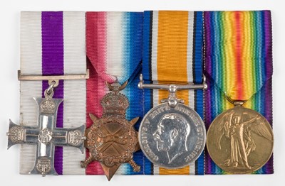 Lot 612 - Military Cross. A scarce Indian Army 'Palestine 1918' M.C. group to 2nd Lieutenant A.E. Powell