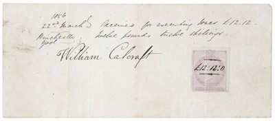 Lot 272 - Calcraft (William, 1800-1879), English Hangman. Document Signed, Winchester Gaol, 22 March 1856