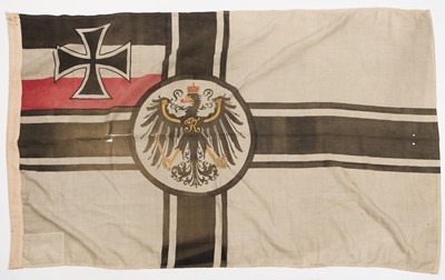 Lot 389 - Baustaedt. An Imperial German ship's battle flag