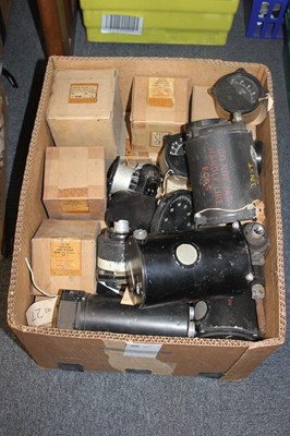 Lot 227 - Aircraft spares. A good collection of WWII and later aircraft dials and instruments