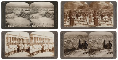Lot 137 - Greece. A group of approximately 200 stereoviews of Greece, mostly c. 1900