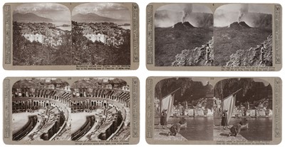 Lot 144 - Italy. A group of approximately 200 stereoviews, c. 1900