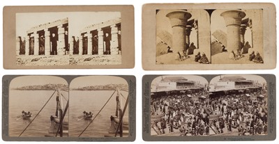 Lot 151 - Palestine. A group of approximately 140 stereoviews of Palestine, c. 1900s