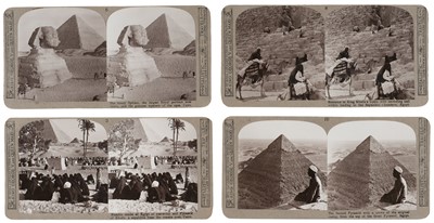 Lot 131 - Egypt. A group of approximately 200 stereoviews, c.1900s
