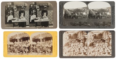 Lot 166 - Stereoviews. A large group of approximately 500 assorted stereoviews, late 19th c.