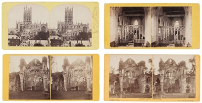 Lot 118 - Architecture. A large collection of 1,000 stereoviews of mostly British Cathedrals, c. 1860-1890