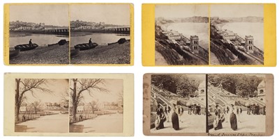 Lot 163 - Stereoviews. A collection of approximately 400 stereoviews of English towns, mainly 1860-1870