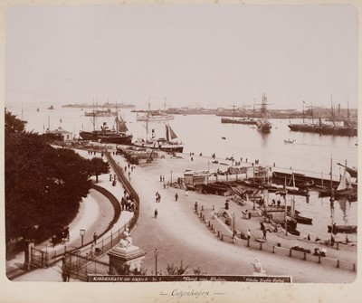 Lot 34 - North America, Norway, Denmark. An album of 65 mounted photographic views, late 19th century
