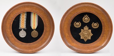 Lot 634 - Pair: Private E.S. Moore, Royal Marine Light Infantry