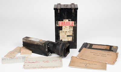 Lot 136 - English Electric Lightning. A cockpit radar from Lightning F3 XP758 and other related items