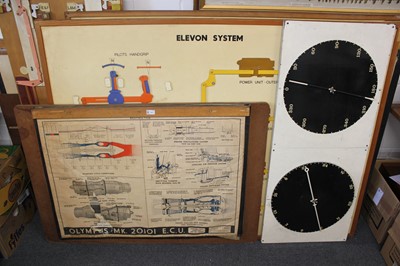 Lot 255 - Olympus & Vulcan. A collection of 26 workshop technical diagrams, circa 1960s