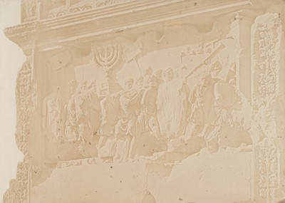 Lot 2 - Anderson (James, 1813-77, attrib.). Arch of Titus: Bas-relief with the Triumphal Procession, c. 1853