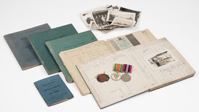 Lot 63 - Royal Canadian Air Force. Logbooks, medals and related ephemera Flt Lt Vivian Charles Lewis