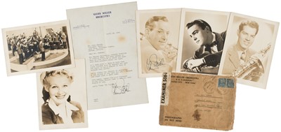 Lot 50 - Miller (Glenn, 1904-1944). A signed letter dated 18 April 1942