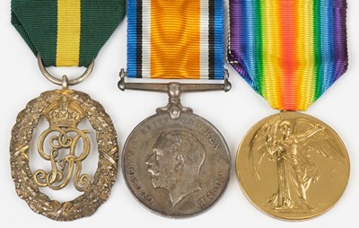 Lot 653 - Three: Major H. Dodgson, M.B., T.D., Royal Army Medical Corps