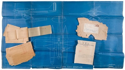 Lot 52 - Mitchell (R.J., 1895-1937). A Supermarine Aviation Works (Vickers) Limited letter dated 1932