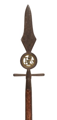 Lot 523 - Spontoon. A continental pole arm (spontoon), 19th century