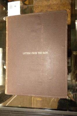 Lot 18 - Egerton (George Henry). Letters From the East, Shrewsbury: Adnitt and Naunton, 1879