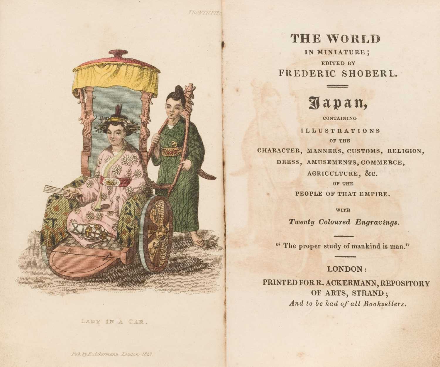 Lot 28 - Shoberl (Frederic). The World in Miniature. Japan, Containing Illustrations, [1823], and others