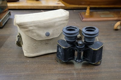 Lot 395 - Binoculars. A mixed collection of WWI and later binoculars