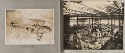 Lot 16 - Aviation photographs. Compiled by Sir Arthur Geoffrey Annesley Harmsworth, circa 1920