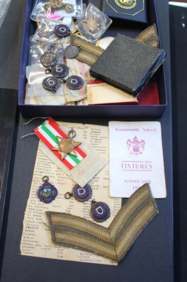 Lot 685 - WWII medals - Attributed to Corporal Dennis Charles Ferne