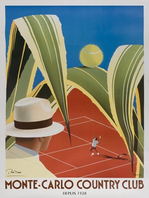 Lot 249 - Razzia (b. 1950). Monte Carlo Country Club, c. 2002, colour lithographic poster