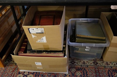 Lot 39 - Photograph Albums. A group of 12 albums containing British and European scenes and views, c. 1880s