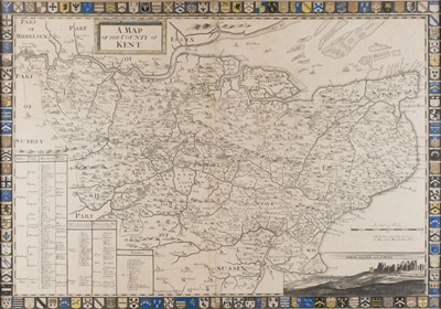 Lot 42 - Kent. Harris (John), A Map of the County of Kent [1719]